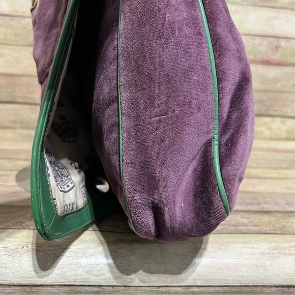 Juicy Couture Purple Velvet Messenger Bag - Picture 6 of 10